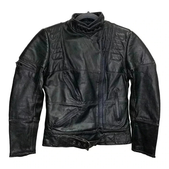 HEIN GERICKE for HARLEY DAVIDSON MOTORCYCLE LEATHER PADDED JACKET MENS 36 - Picture 2 of 15